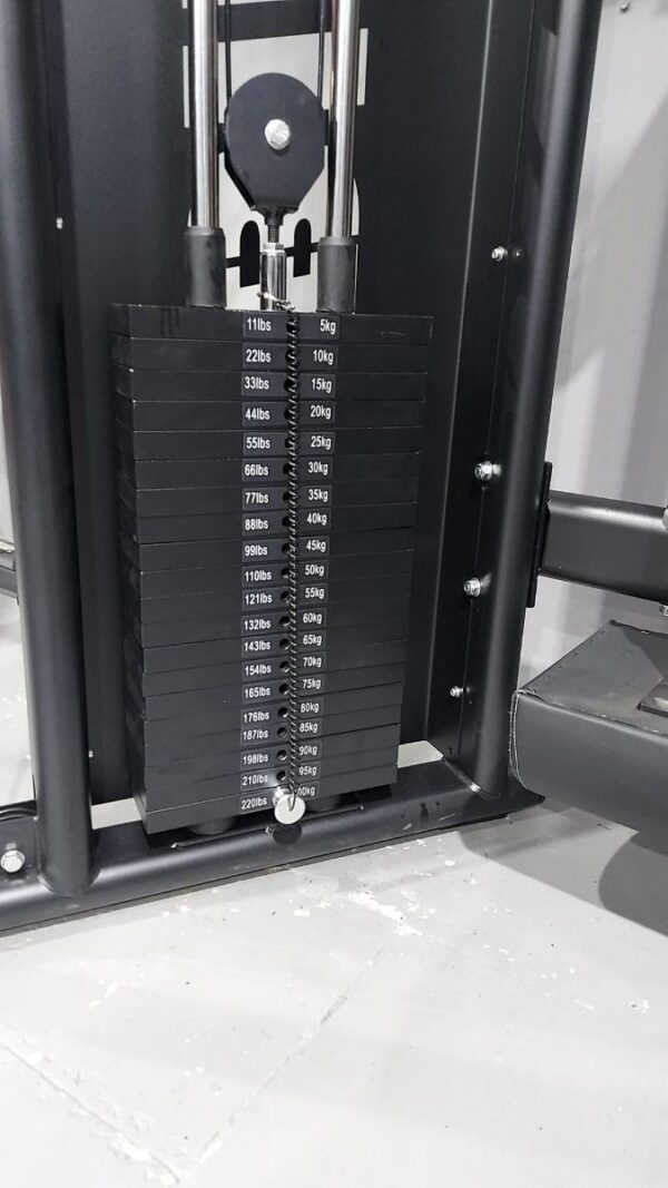 Binom Strength BS83 Doppel-Seilzug 200 kg Professional + verstellbare Lordosenstütze NEUES MODELL